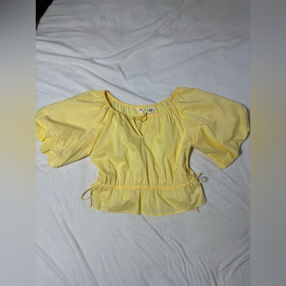 Levi’s Calliope Cotton Peasant Top